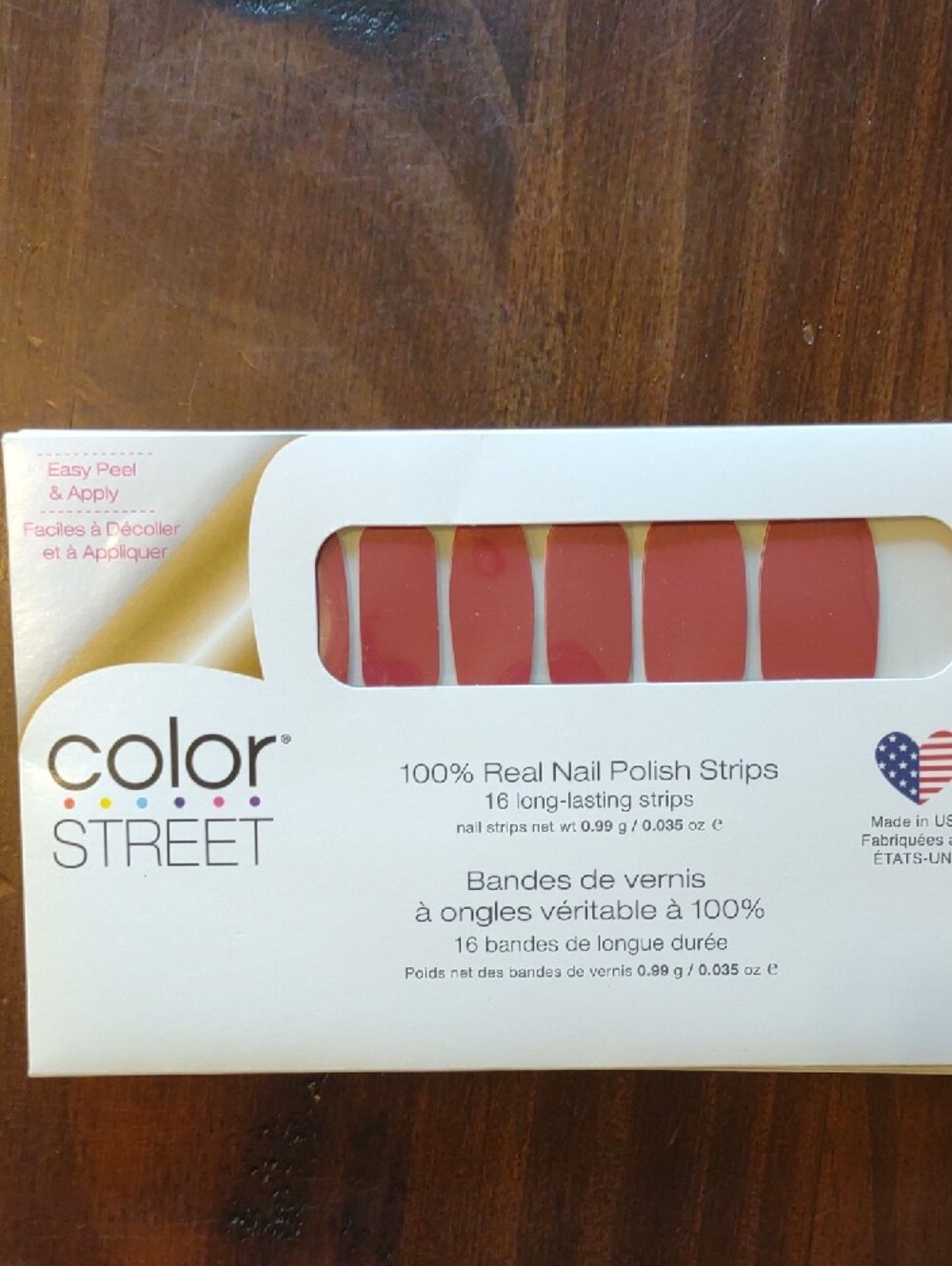 Color Street Mixed Pink, Coral & Gold Nail Polish Strips - Picture 4 of 8